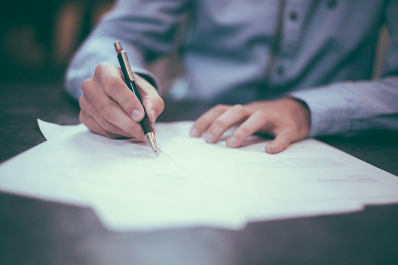 Writing an article by hand